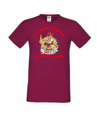 Мъжка тениска Архангел-Михаил За Ракия и любов Ангел винаги готов  ЗИМА