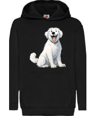 Детски Суитчър Funny Dogs Breeds Kuvasz