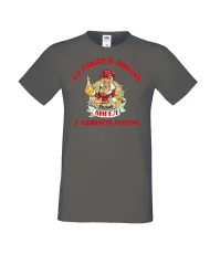 Мъжка тениска Архангел-Михаил За Ракия и любов Ангел винаги готов  ЗИМА