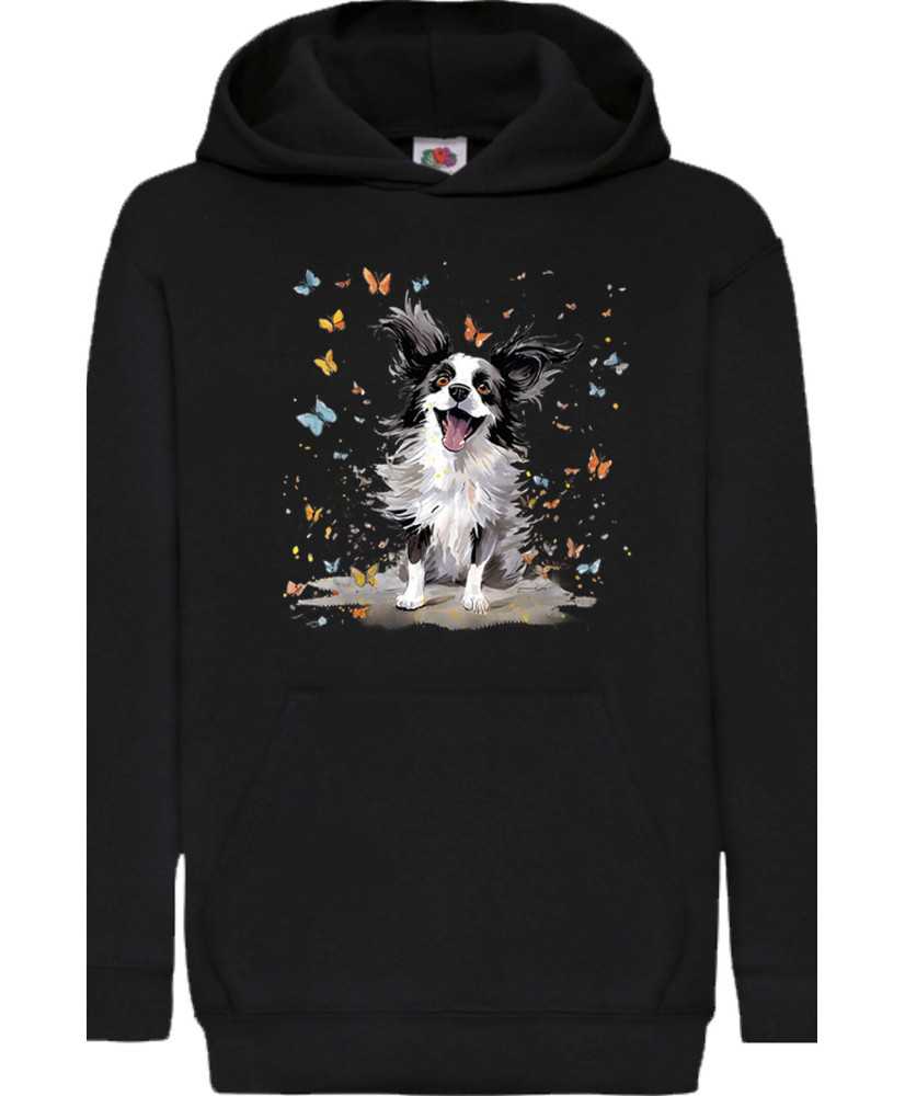 Детски Суитчър Funny Dogs Breeds Papillon