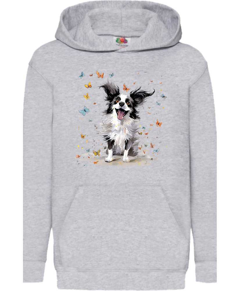 Детски Суитчър Funny Dogs Breeds Papillon