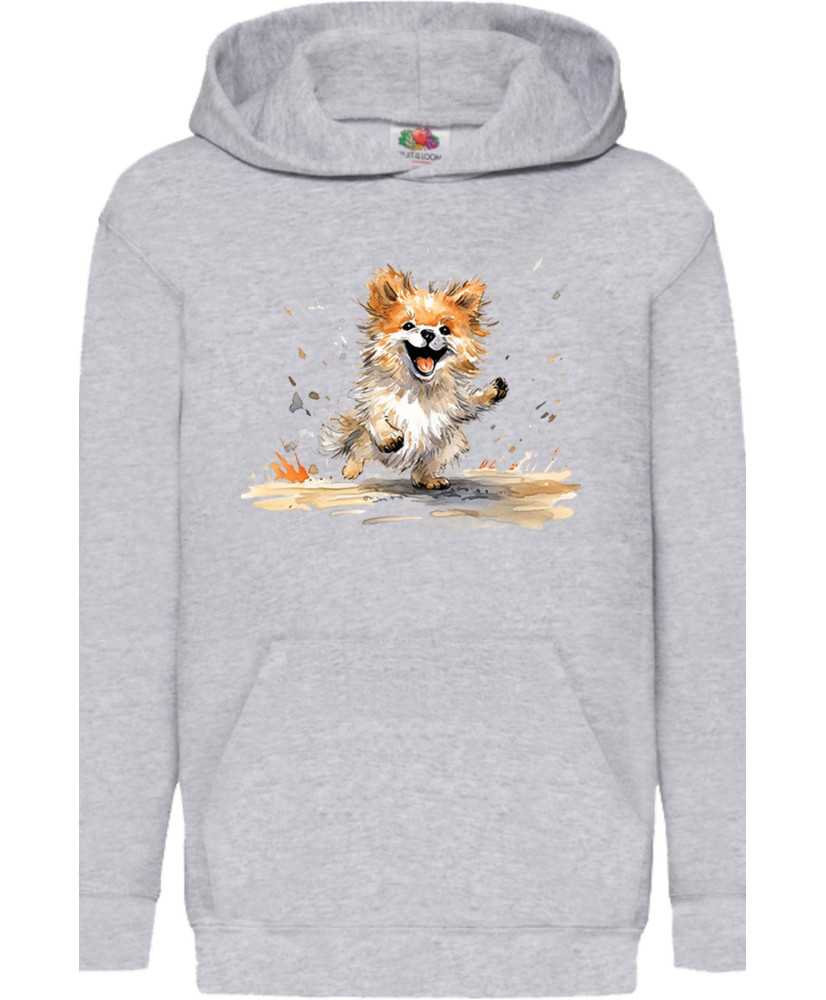 Детски Суитчър Funny Dogs Breeds Pomeranian