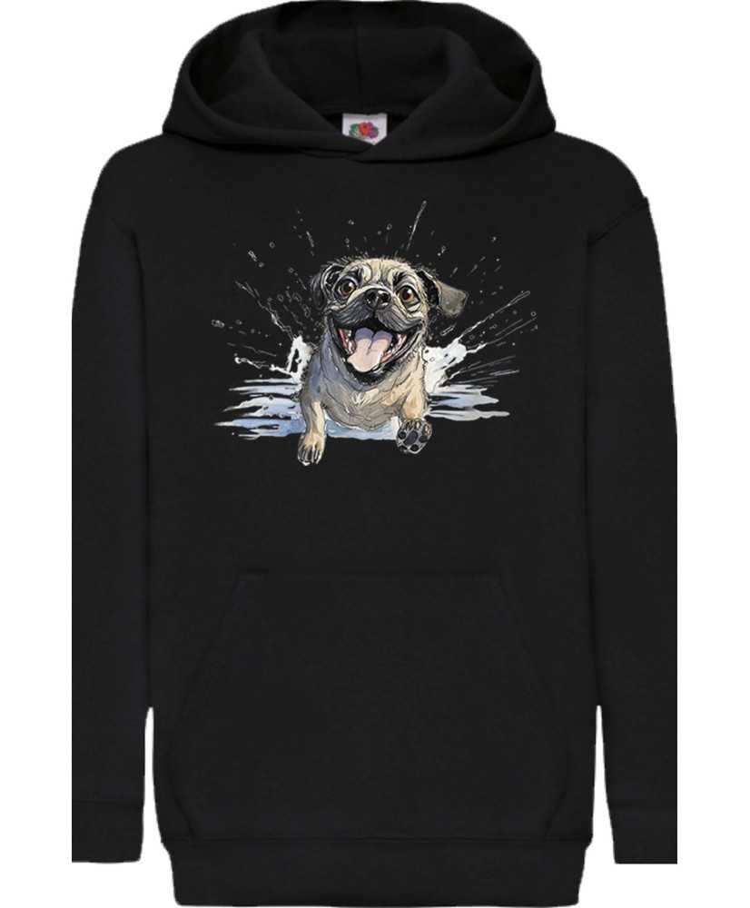Детски Суитчър Funny Dogs Breeds Pug 01