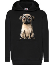 Детски Суитчър Funny Dogs Breeds Pug 02