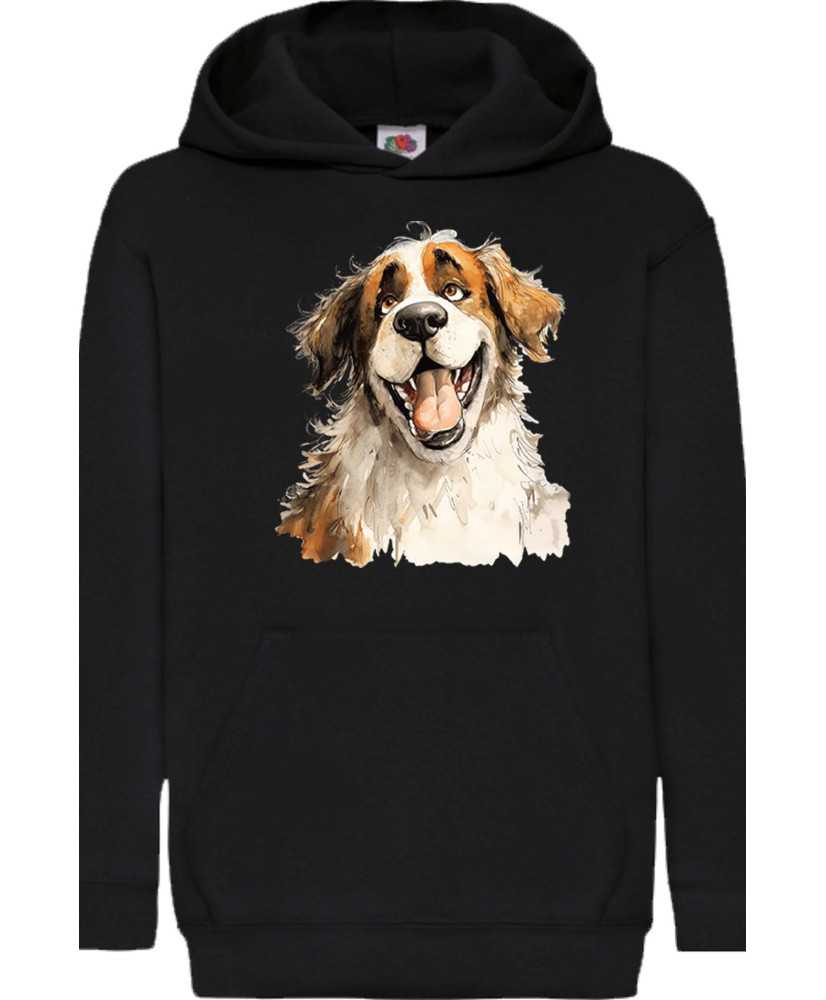 Детски Суитчър Funny Dogs Breeds Saint Bernard