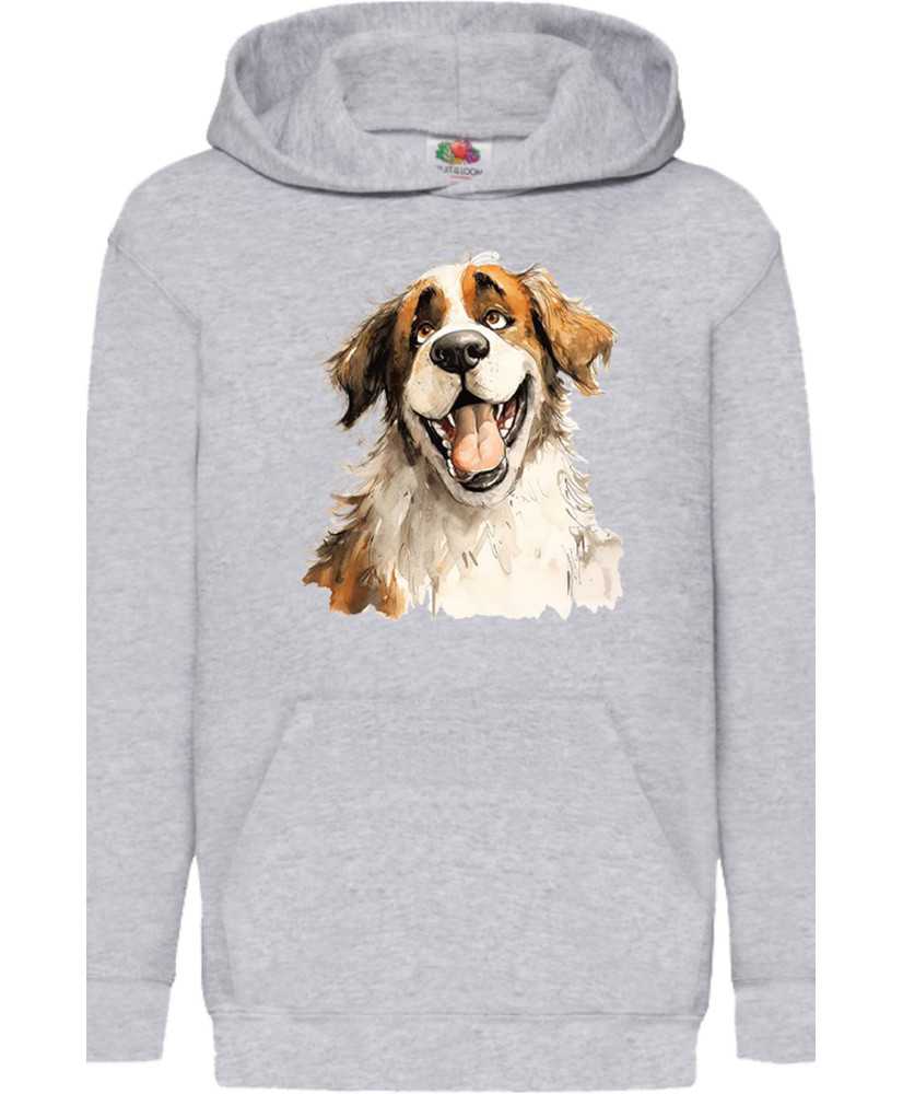 Детски Суитчър Funny Dogs Breeds Saint Bernard