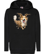 Детски Суитчър Funny Dogs Breeds Shetland Sheepdog