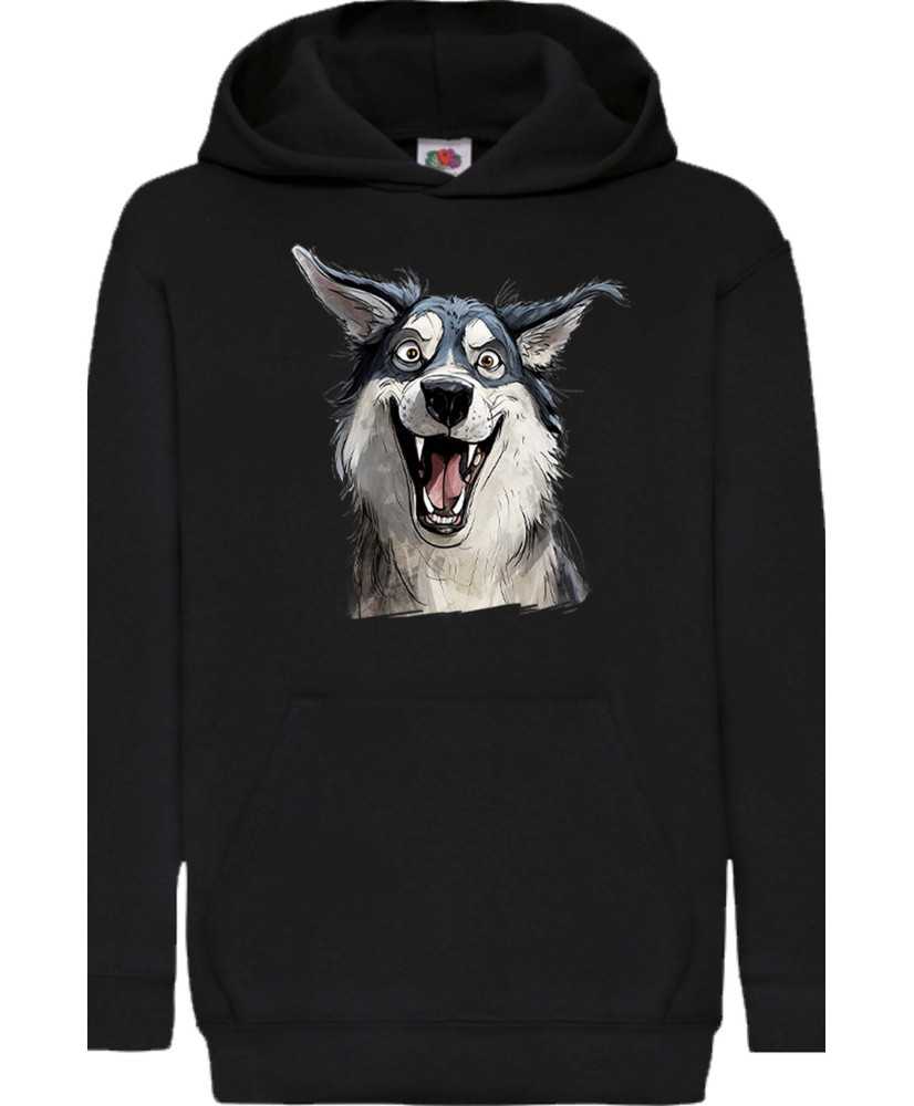 Детски Суитчър Funny Dogs Breeds Siberian Husky