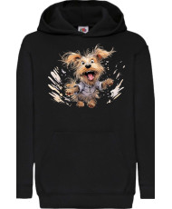 Детски Суитчър Funny Dogs Breeds Yorkshire Terrier