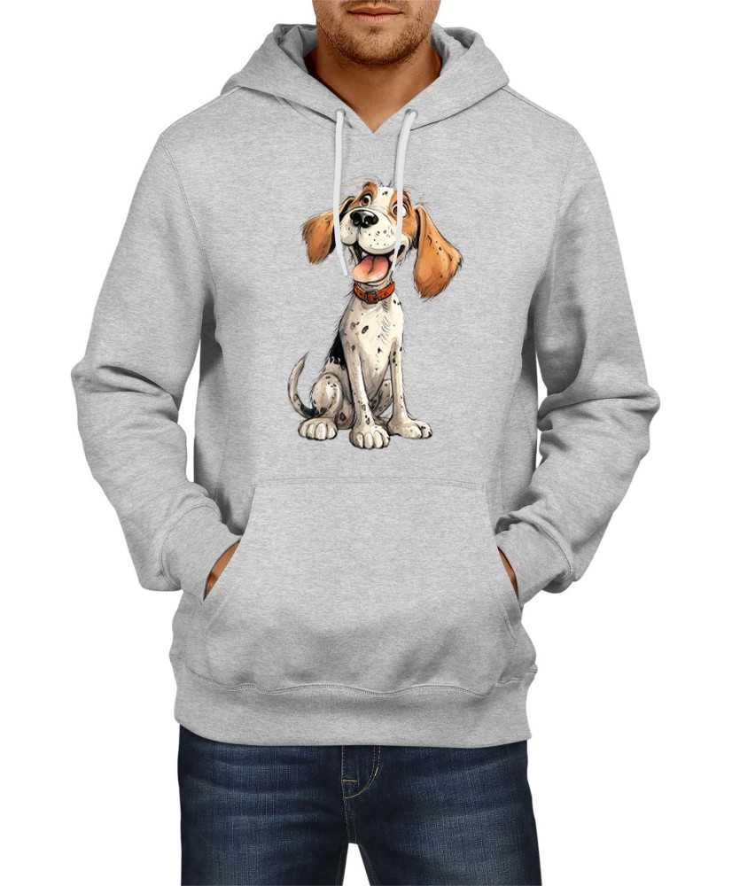 Мъжки Суитчър Funny Dogs Breeds Beagle 01