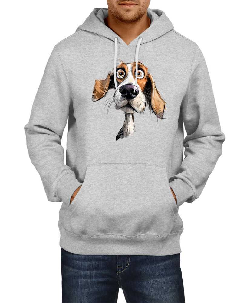 Мъжки Суитчър Funny Dogs Breeds Beagle 02