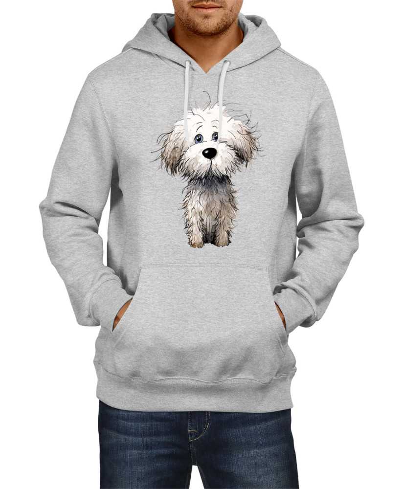 Мъжки Суитчър Funny Dogs Breeds Bichon Frise