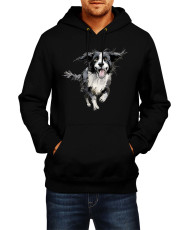 Мъжки Суитчър Funny Dogs Breeds Border Collie 02