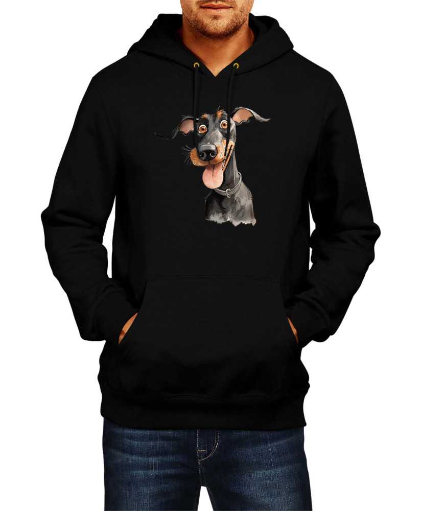 Мъжки Суитчър Funny Dogs Breeds Doberman