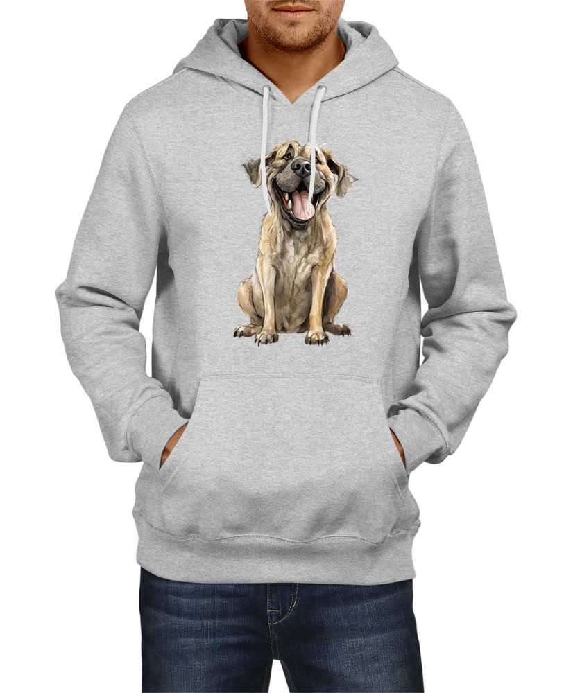 Мъжки Суитчър Funny Dogs Breeds English Mastiff