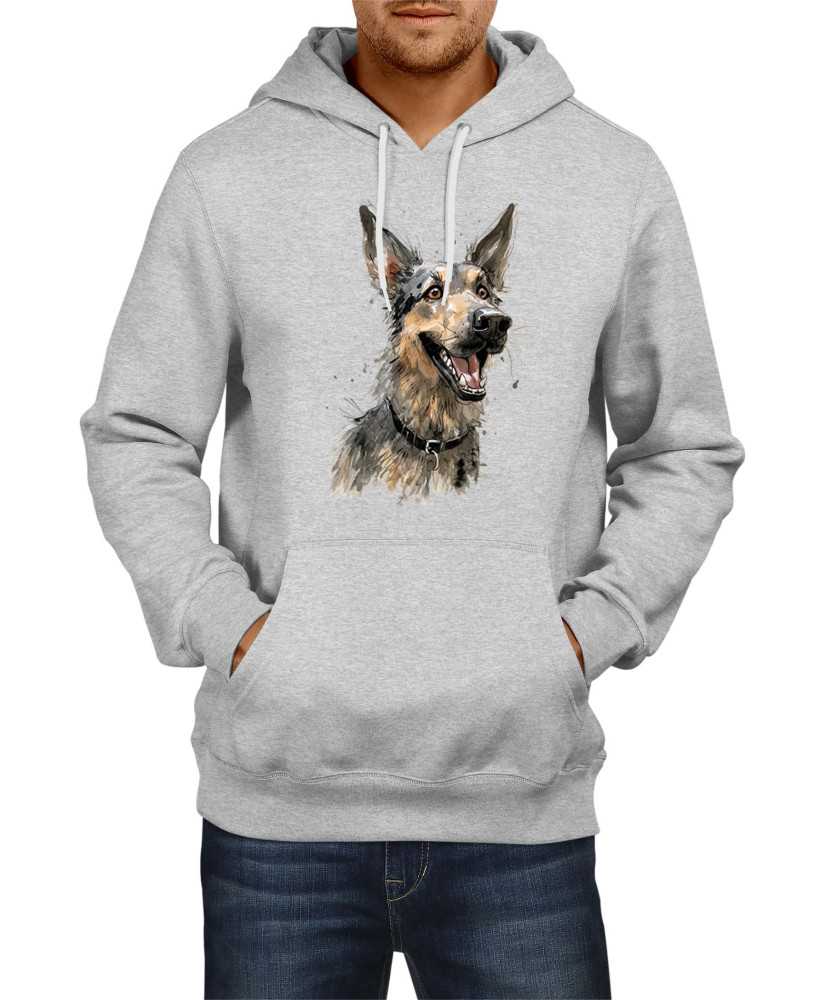 Мъжки Суитчър Funny Dogs Breeds German Shepherd