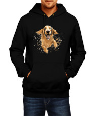 Мъжки Суитчър Funny Dogs Breeds Golden Retriever 02