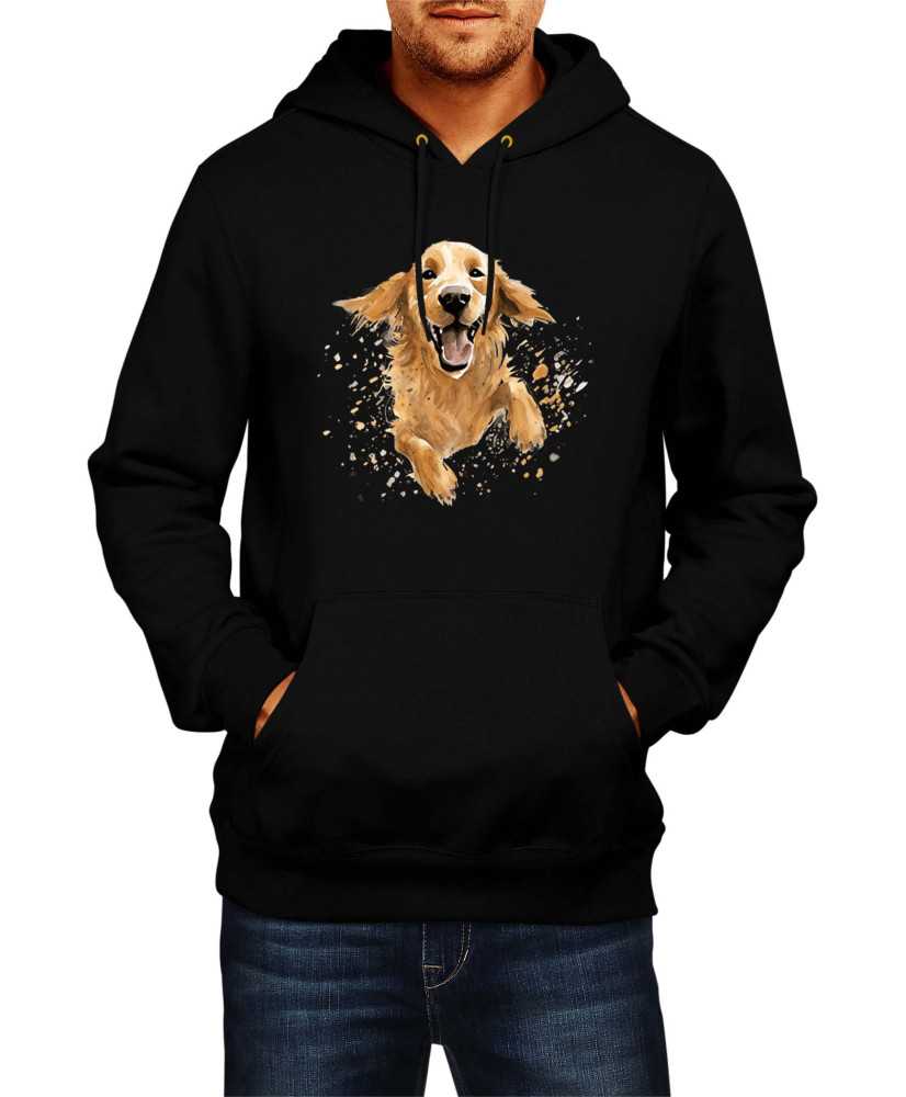 Мъжки Суитчър Funny Dogs Breeds Golden Retriever 02