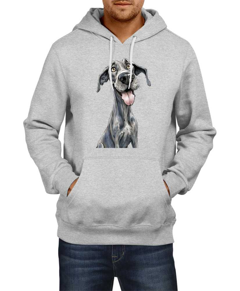Мъжки Суитчър Funny Dogs Breeds Great Dane