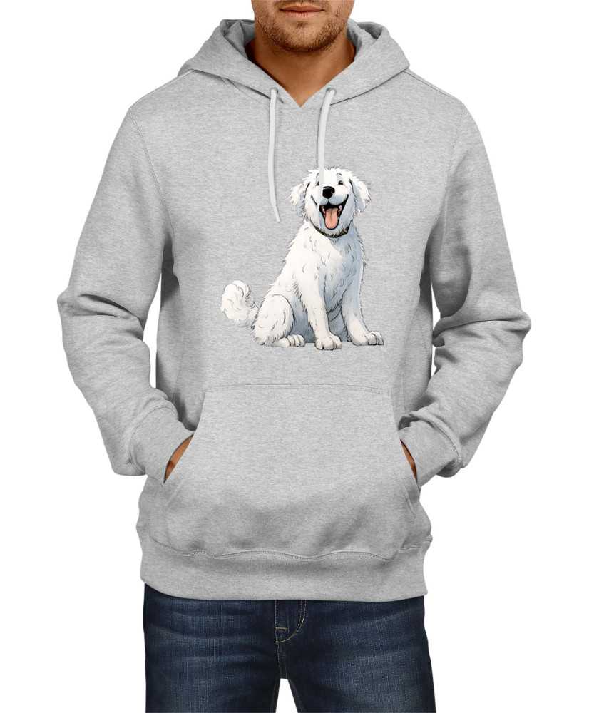 Мъжки Суитчър Funny Dogs Breeds Kuvasz