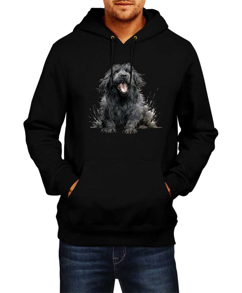 Мъжки Суитчър Funny Dogs Breeds Newfoundland