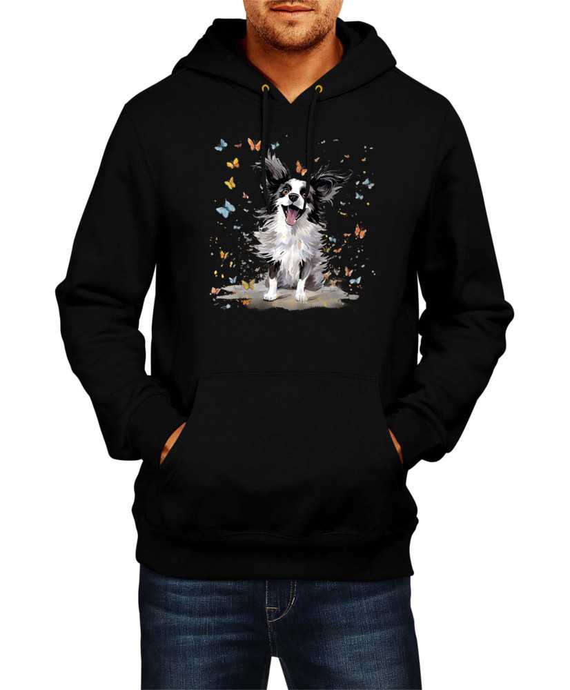 Мъжки Суитчър Funny Dogs Breeds Papillon