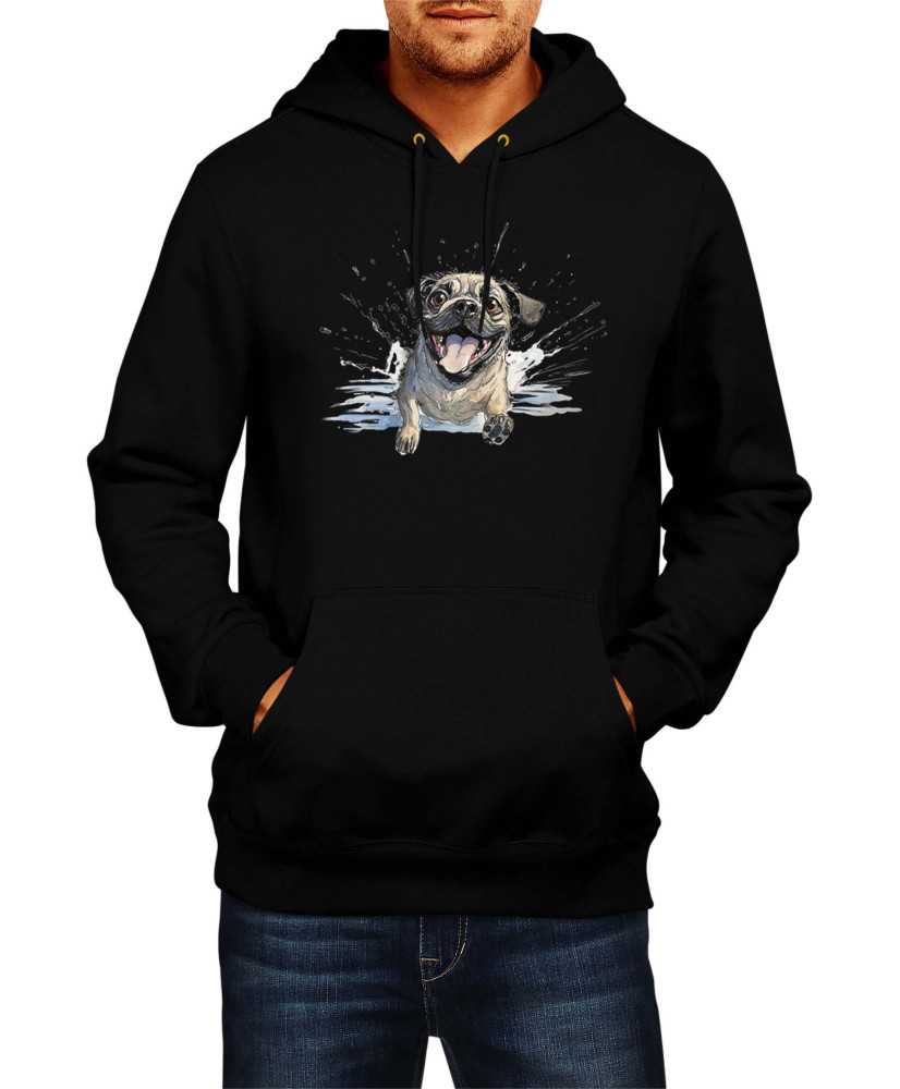 Мъжки Суитчър Funny Dogs Breeds Pug 01