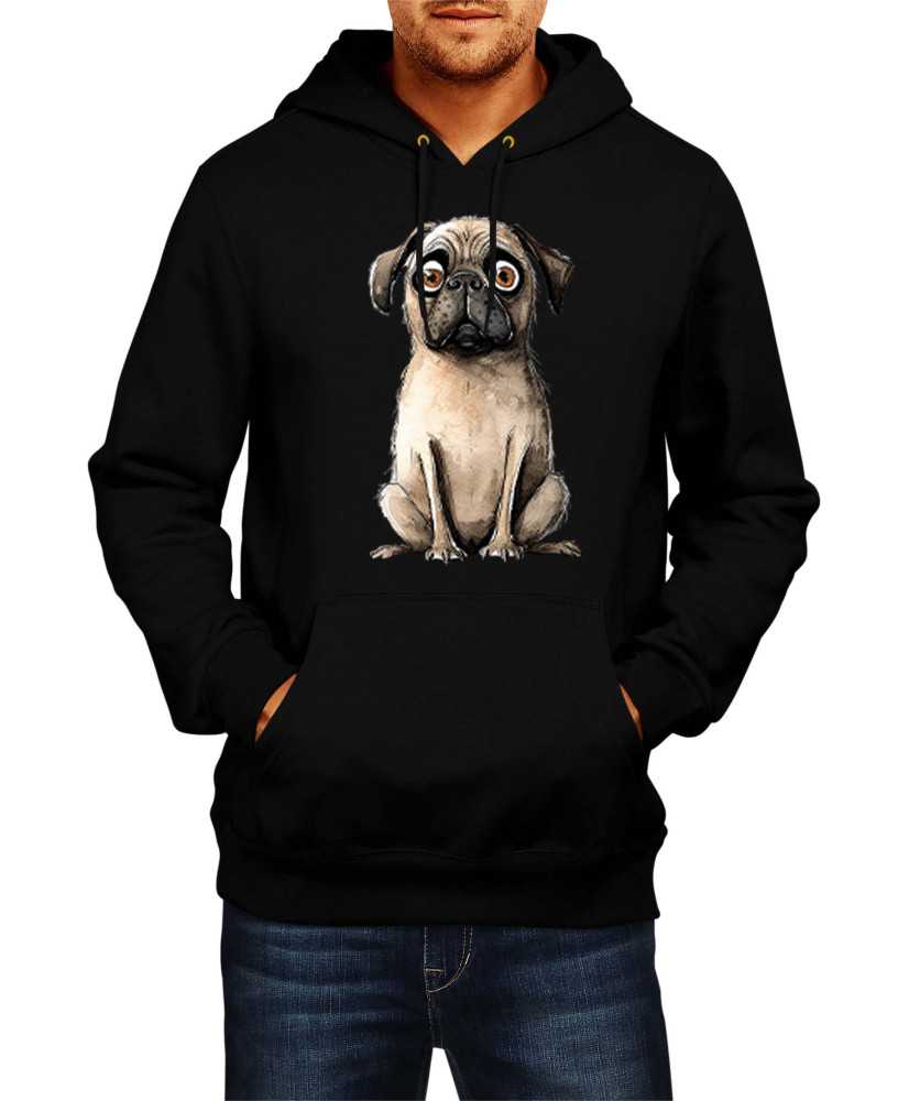 Мъжки Суитчър Funny Dogs Breeds Pug 02