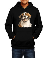 Мъжки Суитчър Funny Dogs Breeds Saint Bernard