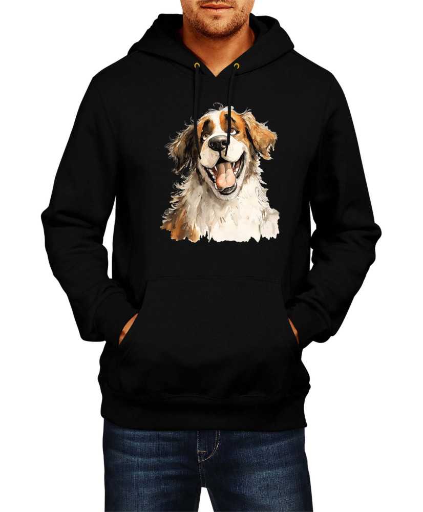 Мъжки Суитчър Funny Dogs Breeds Saint Bernard