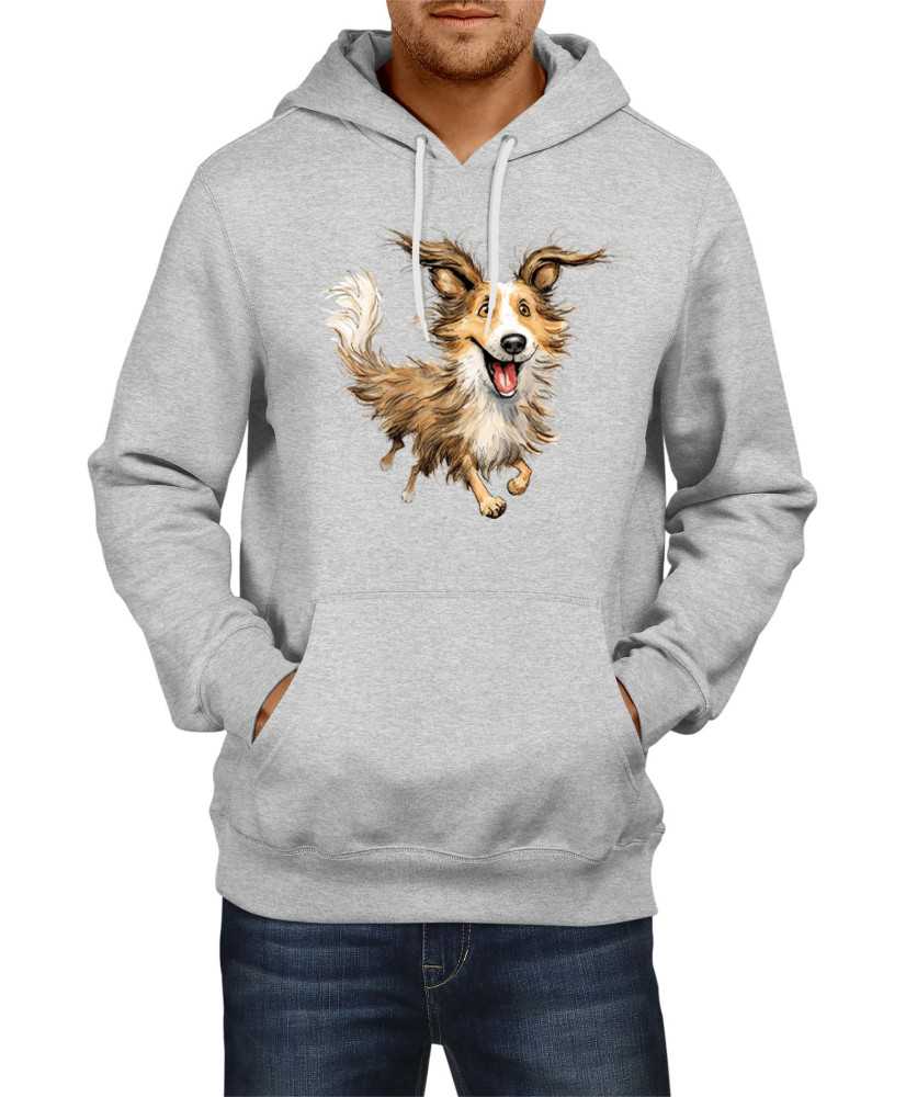 Мъжки Суитчър Funny Dogs Breeds Shetland Sheepdog