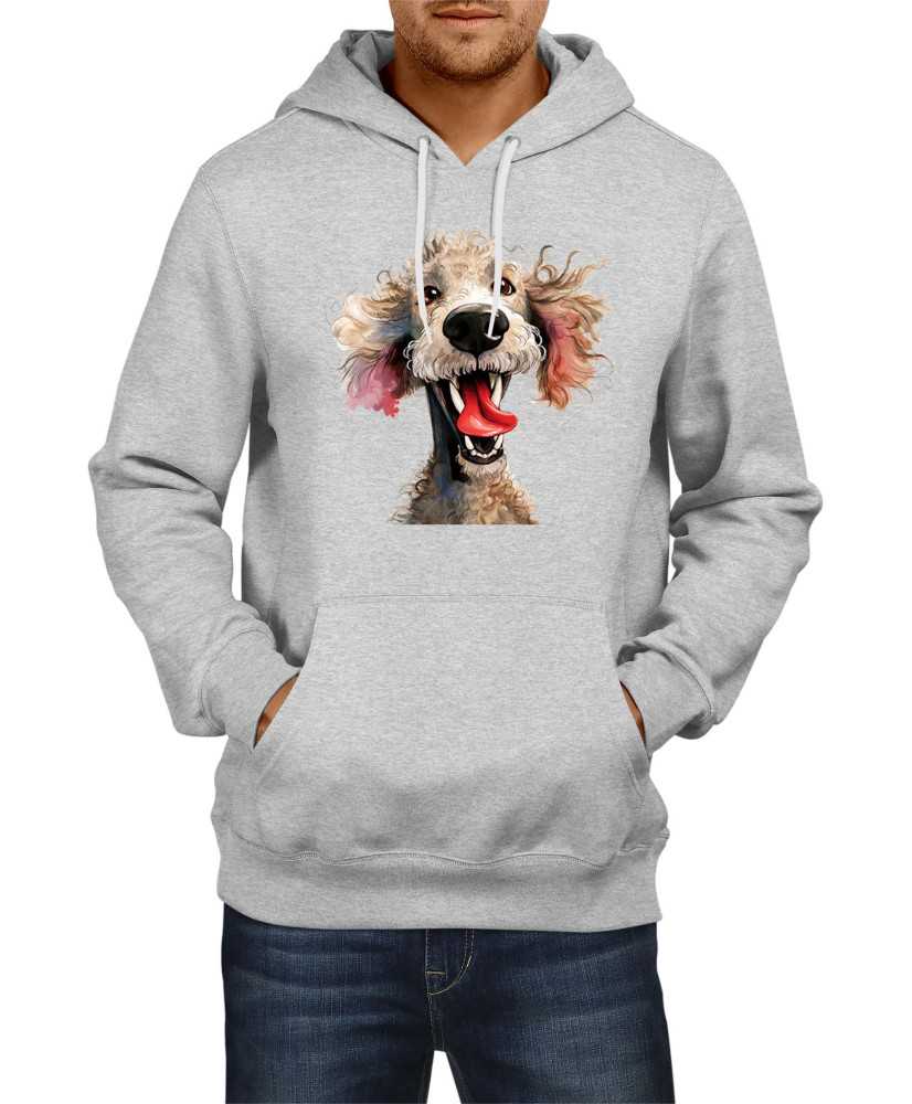 Мъжки Суитчър Funny Dogs Breeds Standard Poodle 01