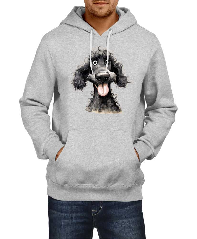 Мъжки Суитчър Funny Dogs Breeds Standard Poodle 02