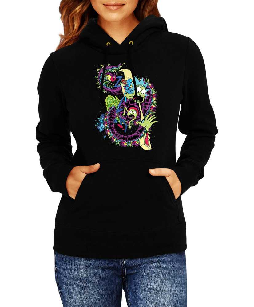 Дамски Сутичър Rick And Morty Psychedelic