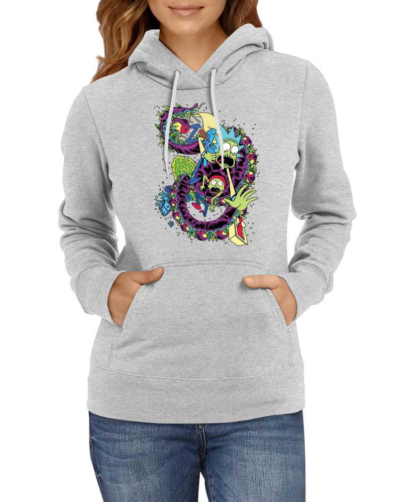 Дамски Сутичър Rick And Morty Psychedelic