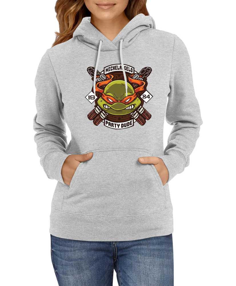 Дамски Сутичър Tmnt Teenage Mutant Ninja Turtles Michelangelo Party Dude