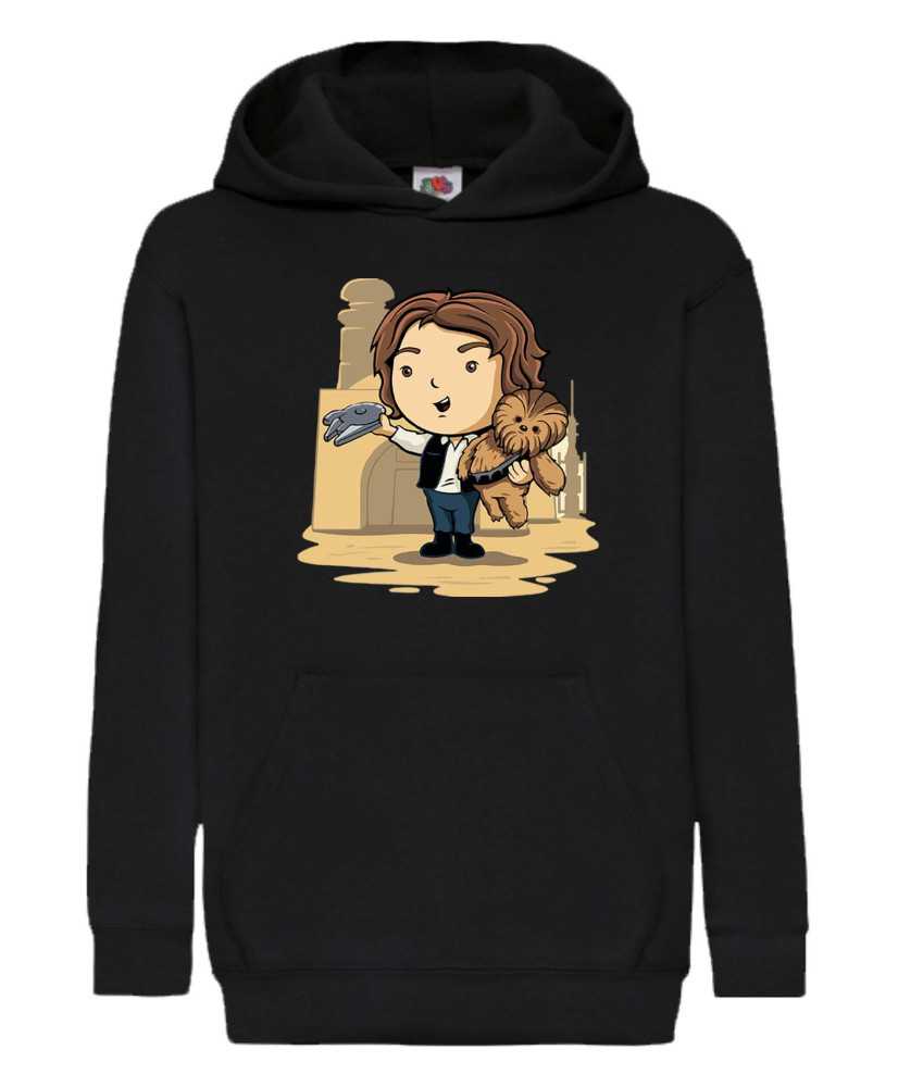 Детски Суитчър Star Wars Cute Han Solo Chewbaka