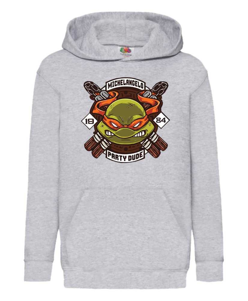 Детски Суитчър Tmnt Teenage Mutant Ninja Turtles Michelangelo Party Dude