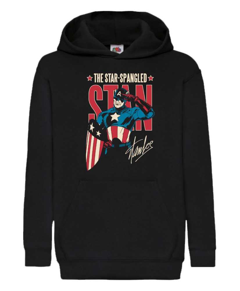 Детски Суитчър Marvel Universe Super Heroes Captain Stan Lee America Детски Суитчър Marvel Universe Super Heroes Captain Stan Lee America