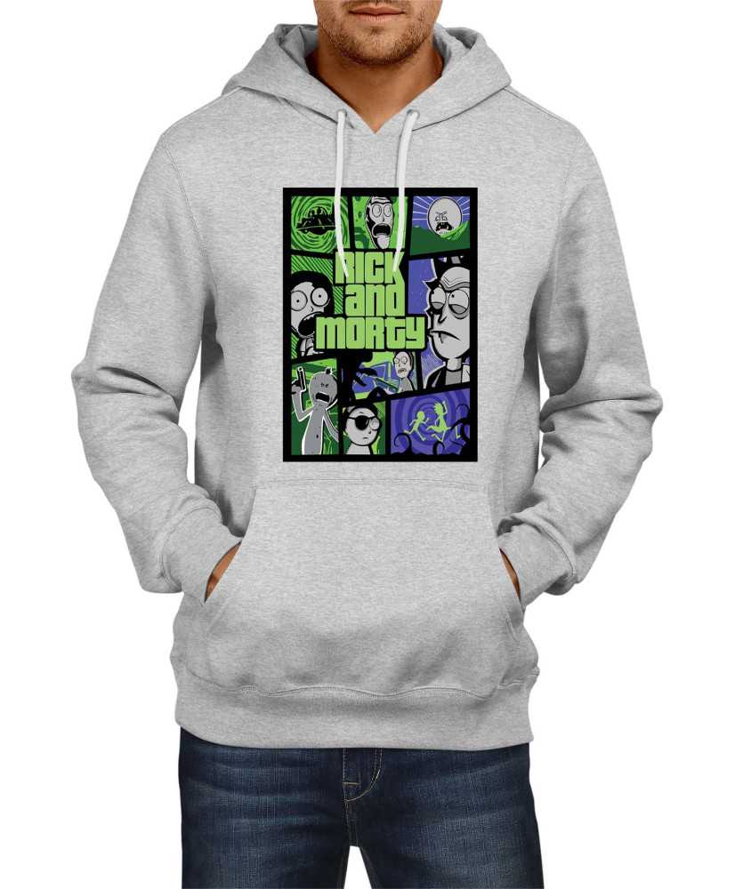 Мъжки Суитчър Rick And Morty Gta Poster