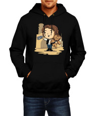 Мъжки Суитчър Star Wars Cute Han Solo Chewbaka