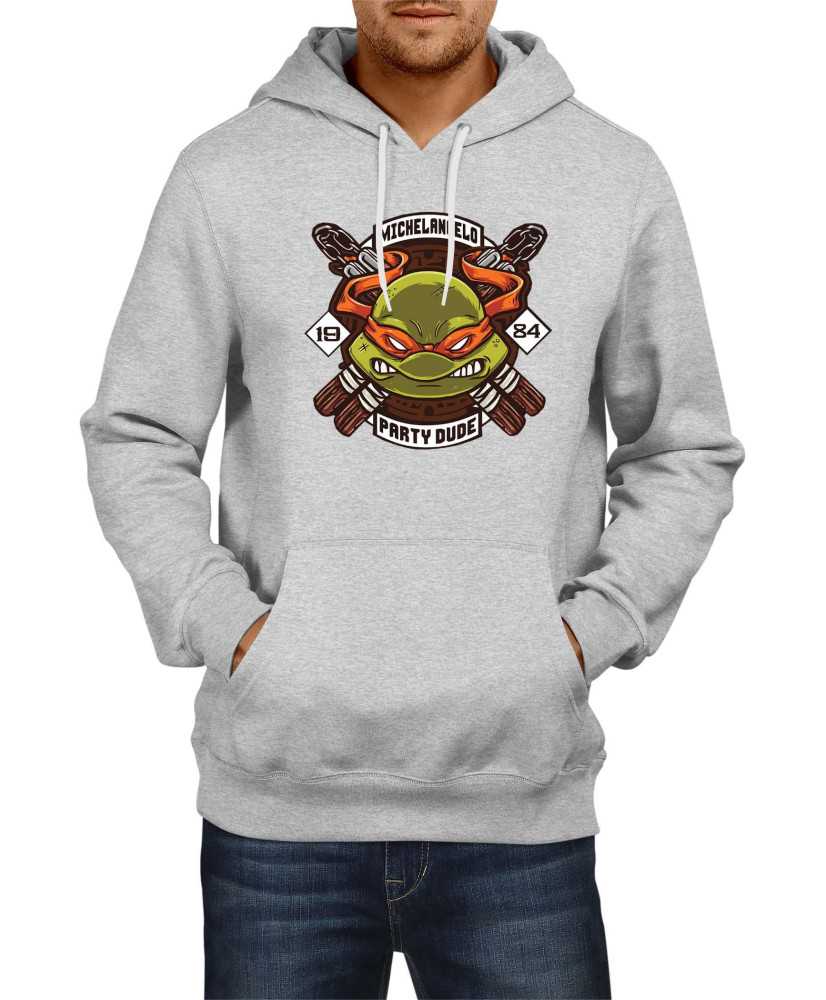 Мъжки Суитчър Tmnt Teenage Mutant Ninja Turtles Michelangelo Party Dude