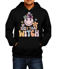 Мъжки Суитчър Halloween 100 Percent That Witch