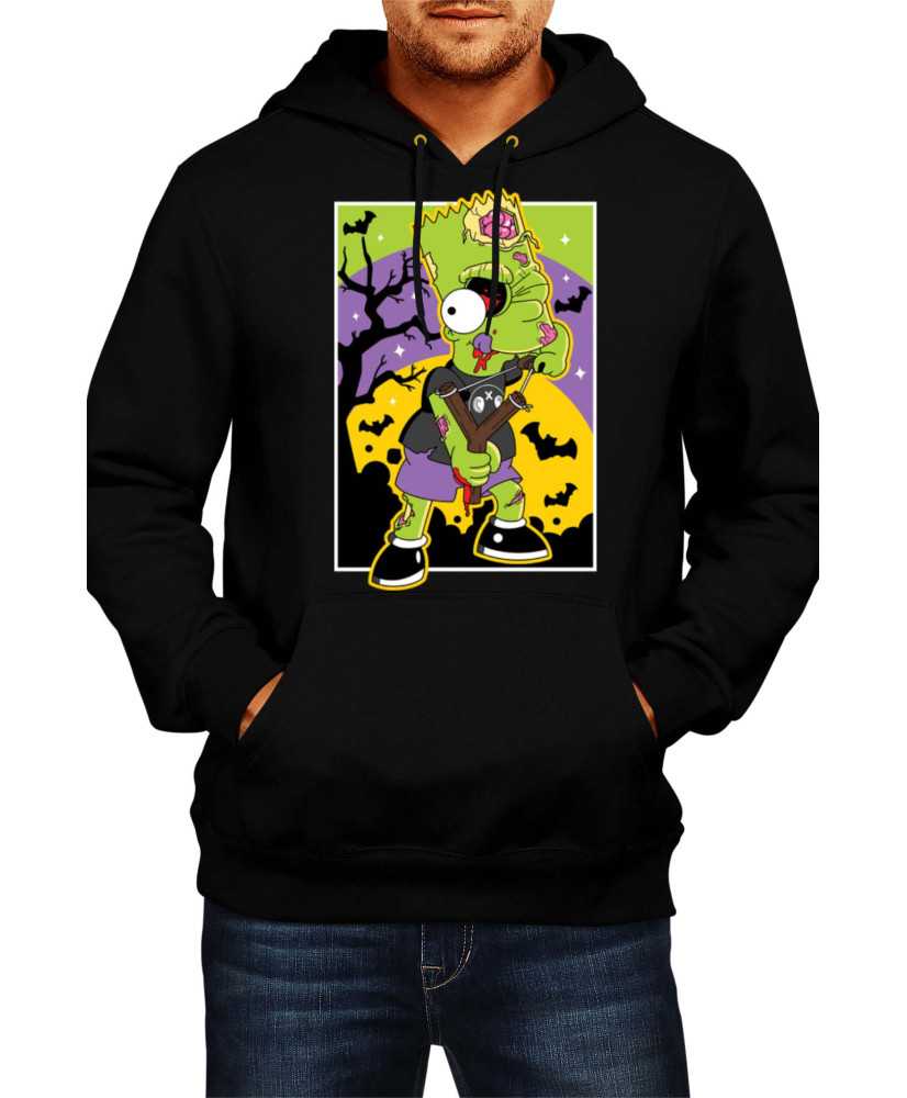 Мъжки Суитчър Halloween The Simpsons Bart Simpson 01 Мъжки Суитчър Halloween The Simpsons Bart Simpson 01