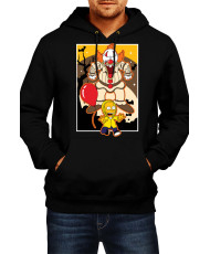 Мъжки Суитчър Halloween The Simpsons Krusty The Clown Pennywise 01