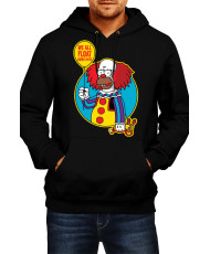 Мъжки Суитчър Halloween The Simpsons Krusty The Clown Pennywise 02
