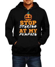 Мъжки Суитчър Halloween Stop Staring At My Pumpkin 1