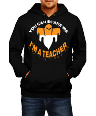 Мъжки Суитчър Halloween You Can Scare Me I'M A Teacher