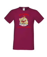 Мъжка тениска Архангел-Михаил БЕЗ БИРА на Ангел СЪРЦЕТО СПИРА  ЗИМА