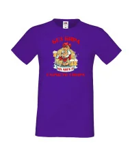 Мъжка тениска Архангел-Михаил БЕЗ БИРА на Ангел СЪРЦЕТО СПИРА  ЗИМА